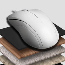 rapoo雷柏n1200有线鼠标1000dpi白色