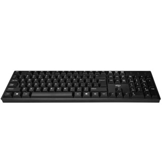aigo 爱国者 W910 标准版 104键 有线薄膜键盘 黑色 无光