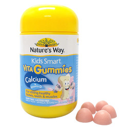 Kids Smart 佳思敏 儿童钙+维生素D软糖 香草树莓味 60粒