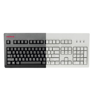 CHERRY 樱桃 G80-3000 104键 有线机械键盘 黑色 Cherry青轴 无光