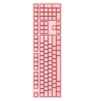 iKBC C210 108键 有线机械键盘 正刻 粉色 Cherry青轴 无光