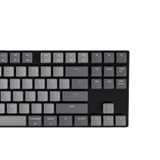 keychron K1 87键 蓝牙双模机械键盘 黑色 佳达隆矮红轴 单光