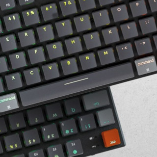 keychron K1 87键 蓝牙双模无线机械键盘 黑色 佳达隆矮青轴 RGB