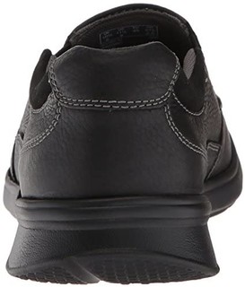 Clarks 男士 Cotrell Free 乐福鞋 Black Oily Leather