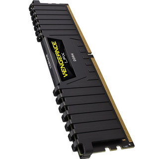 USCORSAIR 美商海盗船 复仇者LPX系列 DDR4 3000MHz 台式机内存 马甲条 黑色 32GB 16GBx2