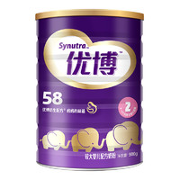 Synutra 圣元 优博58系列 较大婴儿奶粉 国产版 2段 900g