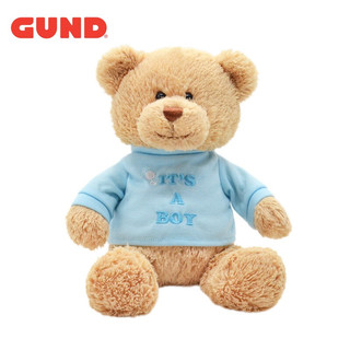 GUND 冈德 经典泰迪熊T恤熊系列 毛绒玩具 T恤熊-男孩 23cm