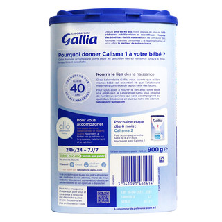 Gallia 佳丽雅 标准型系列 婴儿奶粉 法版 1段 900g