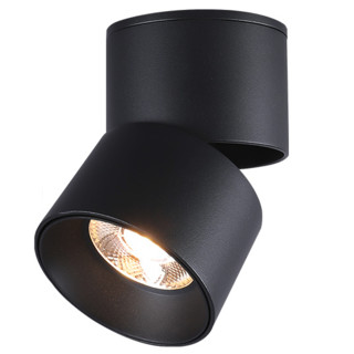 NVC Lighting 雷士照明 E-NLED984 折叠明装筒射灯 9W 暖白光 黑色