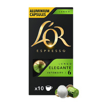 L'OR Nespresso Original 适配咖啡胶囊 艾伦根特 10颗/盒