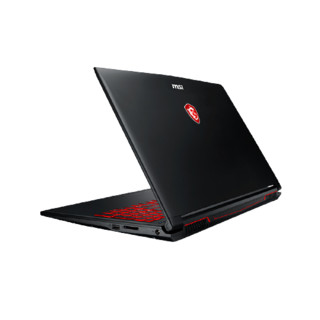 MSI 微星 GL62M 7RDX-2600CN 15.6英寸 游戏本 黑色(酷睿i7-7700HQ、GTX 1050 4G、8GB、1TB HDD、1080P）