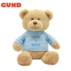 GUND 冈德 经典泰迪熊T恤熊系列 毛绒玩具 T恤熊-男孩 23cm