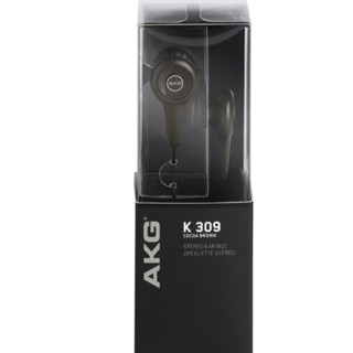 AKG 爱科技 K309 入耳式耳塞式有线耳机 黑色 3.5mm