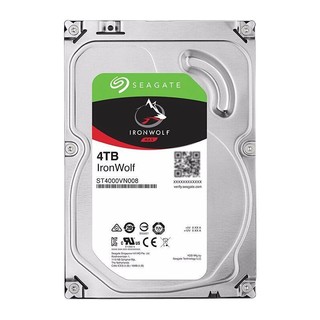 SEAGATE 希捷 酷狼IronWolf系列 3.5英寸 NAS硬盘 4TB (PMR、5900rpm、64MB) ST4000VN008