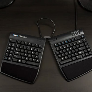 KINESIS KIN-FS2-01US 94键 有线薄膜键盘 黑色 无光