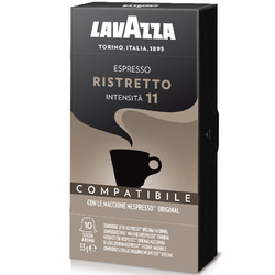 LAVAZZA 拉瓦萨 意大利进口 NCC咖啡胶囊10粒装 兼容nespresso 多口味意式浓缩咖啡 11号 Espresso Ristretto10粒