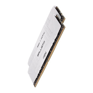 Crucial 英睿达 铂胜系列 DDR4 3200MHz 台式机内存 马甲条 白色 16GB 8GBx2 BL2K8G32C16U4W