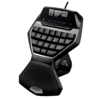 logitech 罗技 G13 25键 有线可编程游戏键盘 黑色 RGB