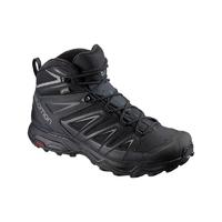 SALOMON 萨洛蒙 徒步系列 X Ultra 3 Wide Mid Gtx 男子徒步鞋 401293 黑色 44.5