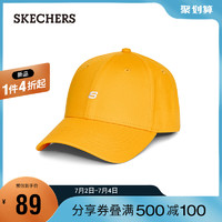 SKECHERS 斯凯奇 Skechers斯凯奇男女同款时尚字母刺绣运动休闲帽棒球帽L120U052