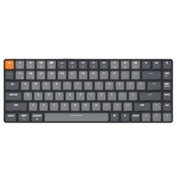 Keychron K3 84键 蓝牙双模机械键盘 黑色 佳达隆矮红轴 单光
