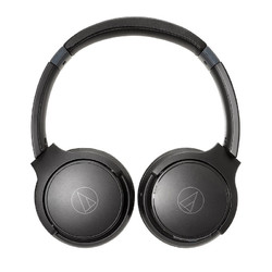 audio-technica 铁三角 ATH-S220BT 耳罩式头戴式动圈蓝牙耳机 黑色