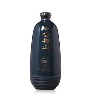 kuaijishan 会稽山 绍兴黄酒 二十年陈典藏 半干型 绍兴花雕酒 500ml