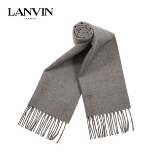 LANVIN 浪凡 125 1 男士羊毛围巾流苏披肩