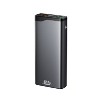 REMAX 睿量 RPP-129 移动电源 深空灰 20000mAh Type-C Micro-B 22.5W双向快充