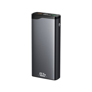 REMAX 睿量 RPP-129 移动电源 深空灰 20000mAh Type-C Micro-B 22.5W双向快充