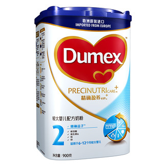 Dumex 多美滋 精确盈养心护+系列 较大婴儿奶粉 国行版 2段 900g