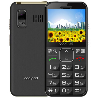 coolpad 酷派 S588 移动联通版 2G手机 儒雅黑