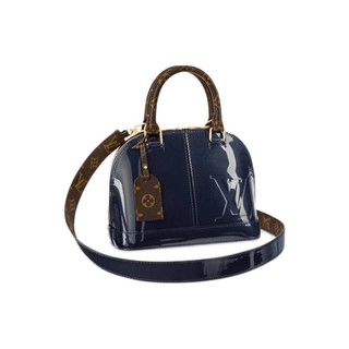 LOUIS VUITTON 路易威登 ALMA BB系列 女士漆光手袋 M54705 海军蓝色