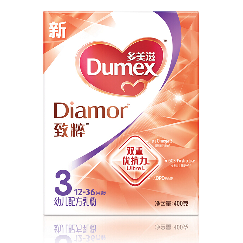 Dumex 多美滋 致粹系列 幼儿奶粉 国产版 3段 400g
