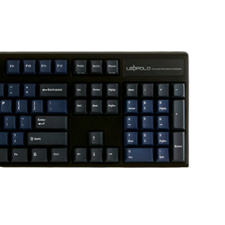 LEOPOLD 利奥博德 FC900R PD 104键 有线机械键盘 深海 Cherry银轴 无光
