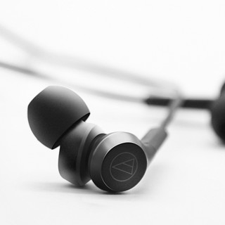 audio-technica 铁三角 CKS550X 入耳式动圈有线耳机 黑色 3.5mm