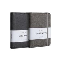 deli 得力 22235 A7线装笔记本 黑+灰 2本装