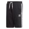 adidas ORIGINALS FLEECE SHORTS 男童运动短裤 EJ3250 黑色/白色 128cm