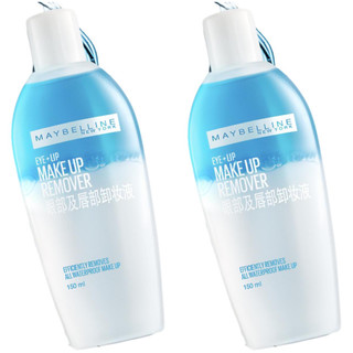 MAYBELLINE 美宝莲 眼部及唇部卸妆液 150ml*2