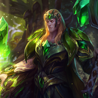 LEAGUE OF LEGENDS 英雄联盟 英雄皮肤 绿水晶光辉 塔里克