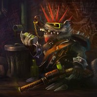 LEAGUE OF LEGENDS 英雄联盟 英雄皮肤 横行霸道 图奇