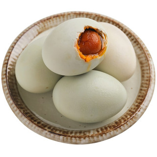 溢流香咸鸭蛋熟食真空包装红泥腌制绿色食品认证 咸鸭蛋*4枚 共0.20kg