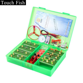 touch fish Touch Fish小学生三四五六年级儿童电学磁学实验器材科学电路串联并联磁铁磁力指南针教具套装 小学生电路实验器材