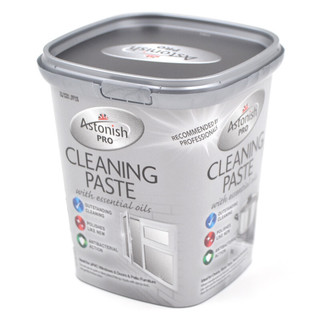 英国astonish进口多用途去污膏清洁膏不锈钢瓷砖卫浴玻璃地板 艾斯托尼斯 艾西尼 1盒去污膏（配3百洁布）