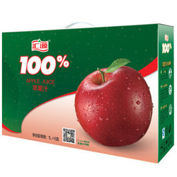 汇源 苹果汁 果汁饮料 1L*6盒   整箱