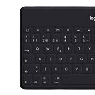 logitech 罗技 ‎KEYS-TO-GO 78键 蓝牙无线薄膜键盘 黑色 无光