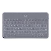 logitech 罗技 ‎KEYS-TO-GO 78键 蓝牙无线薄膜键盘 黑色 灰色