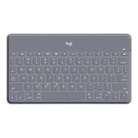 logitech 罗技 ‎KEYS-TO-GO 78键 蓝牙无线薄膜键盘 黑色 灰色