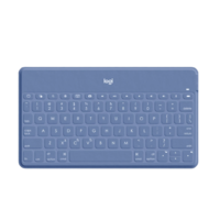logitech 罗技 ‎KEYS-TO-GO 78键 蓝牙无线薄膜键盘 蓝色 无光