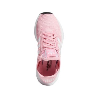 adidas ORIGINALS SWIFT RUN X J 女童休闲运动鞋 FY2148 粉/白 38(235mm)